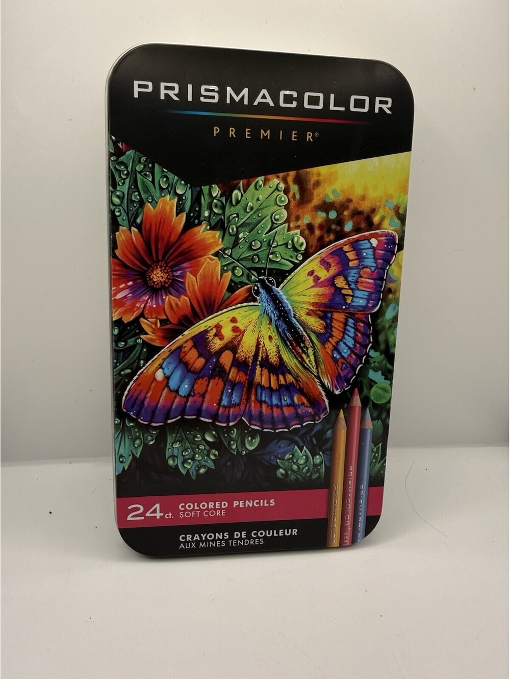 Prismacolor Premier Colored Pencils 24 Count Soft Core/ Metal Box